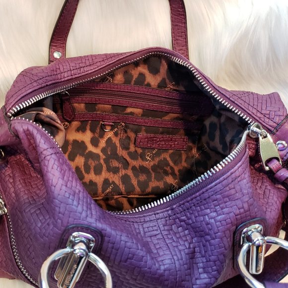NWT Leather Mulberry B. Makowsky Satchel - Picture 9 of 10